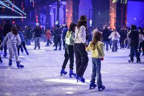 Ice skating rink at the Grand Palais in Paris FA