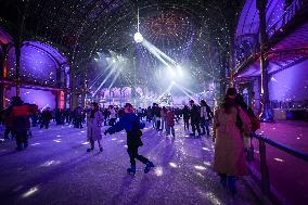 Ice skating rink at the Grand Palais in Paris FA