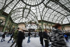 Ice skating rink at the Grand Palais in Paris FA