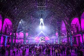 Ice skating rink at the Grand Palais in Paris FA