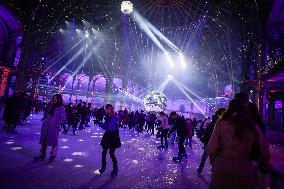 Ice skating rink at the Grand Palais in Paris FA