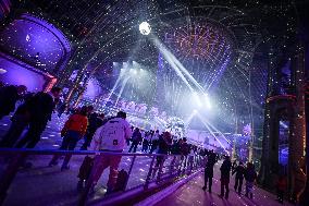 Ice skating rink at the Grand Palais in Paris FA