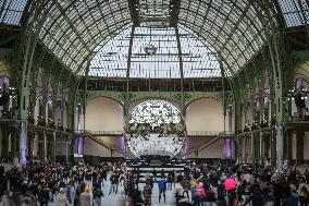 Ice skating rink at the Grand Palais in Paris FA