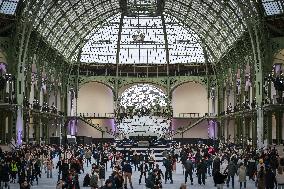 Ice skating rink at the Grand Palais in Paris FA