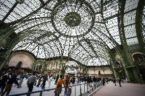 Ice skating rink at the Grand Palais in Paris FA