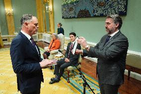 Justin Trudeau At Cabinet Swearing-In Ceremony - Ottawa