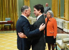 Justin Trudeau At Cabinet Swearing-In Ceremony - Ottawa