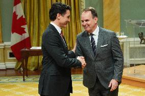 Justin Trudeau At Cabinet Swearing-In Ceremony - Ottawa