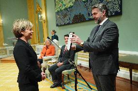 Justin Trudeau At Cabinet Swearing-In Ceremony - Ottawa