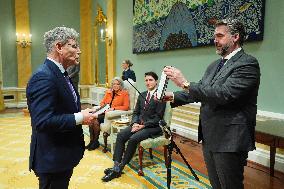 Justin Trudeau At Cabinet Swearing-In Ceremony - Ottawa