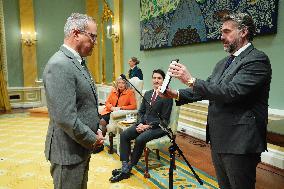 Justin Trudeau At Cabinet Swearing-In Ceremony - Ottawa