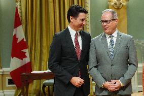 Justin Trudeau At Cabinet Swearing-In Ceremony - Ottawa