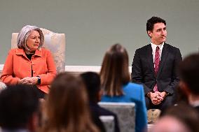 Justin Trudeau At Cabinet Swearing-In Ceremony - Ottawa