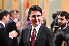 Justin Trudeau At Cabinet Swearing-In Ceremony - Ottawa