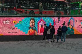 Young-hee, Giant Doll Of Squid Game In Seoul, South Korea