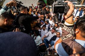 Indian Youth Congress Protest