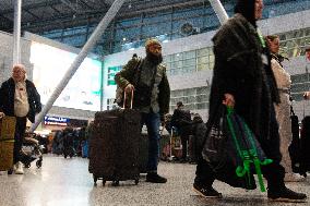 Holiday Travel In Duesseldorf Airport