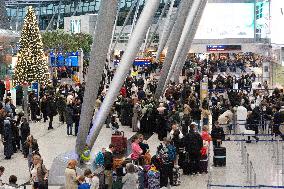 Holiday Travel In Duesseldorf Airport