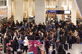 Holiday Travel In Duesseldorf Airport