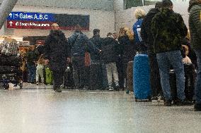 Holiday Travel In Duesseldorf Airport