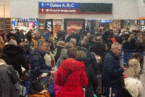 Holiday Travel In Duesseldorf Airport