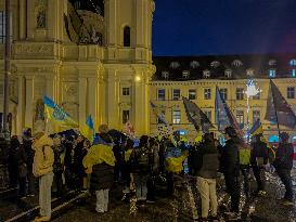 Solidarity Demonstration With Ukraine In Munich