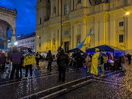 Solidarity Demonstration With Ukraine In Munich