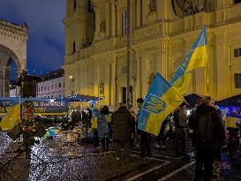 Solidarity Demonstration With Ukraine In Munich