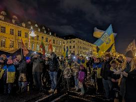 Solidarity Demonstration With Ukraine In Munich