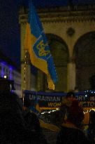 Solidarity Demonstration With Ukraine In Munich