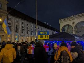 Solidarity Demonstration With Ukraine In Munich