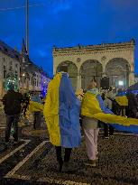 Solidarity Demonstration With Ukraine In Munich