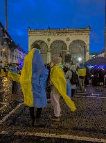 Solidarity Demonstration With Ukraine In Munich