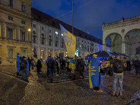 Solidarity Demonstration With Ukraine In Munich