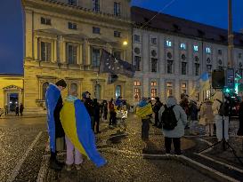 Solidarity Demonstration With Ukraine In Munich