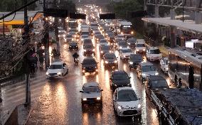 Storm and flooding in the south of São Paulo