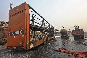 LPG Tanker Blast Accident In Jaipur