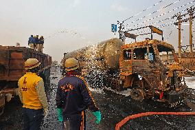 LPG Tanker Blast Accident In Jaipur