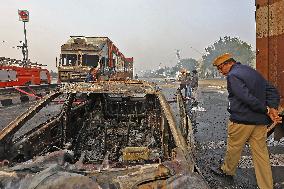 LPG Tanker Blast Accident In Jaipur