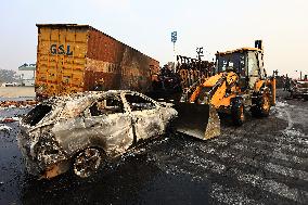 LPG Tanker Blast Accident In Jaipur