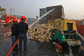 LPG Tanker Blast Accident In Jaipur