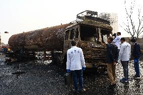 LPG Tanker Blast Accident In Jaipur