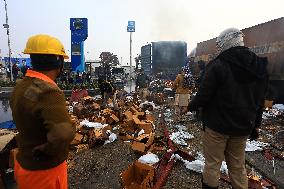 LPG Tanker Blast Accident In Jaipur