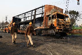 LPG Tanker Blast Accident In Jaipur