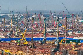 Nanjing North Station Hub Project Construction