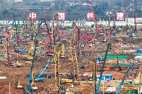 Nanjing North Station Hub Project Construction