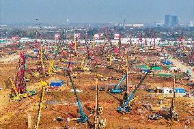 Nanjing North Station Hub Project Construction