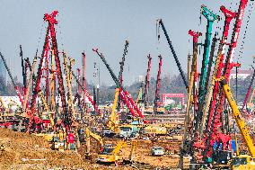 Nanjing North Station Hub Project Construction