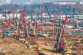 Nanjing North Station Hub Project Construction