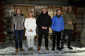 Finland's PM Petteri Orpo hosts meeting in Finnish Lapland